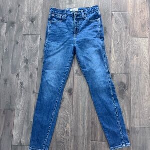 Madewell Women's Skinny Jeans in Deep Blue